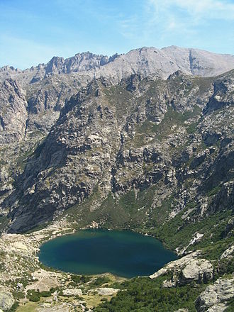 Lac de Melo vom Lac de Capitello aus gesehen