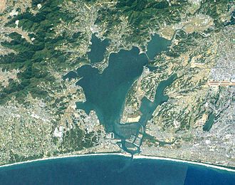 Landsat-Aufnahme des Hamana-Sees