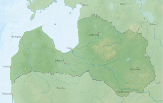 Burtnieker See – Burtnieku ezers (das lettische Flußsystem)