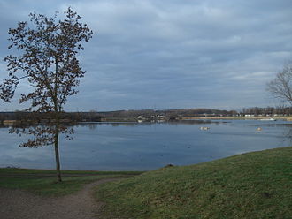 Der westliche Teil des Mainparksees