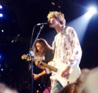 K. Novoselić, K. Cobain (v. l. n. r.)MTV Video Music Awards, 9. September 1992