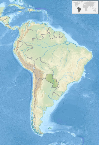Paraguay in South America (relief).svg