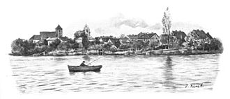 Kirchsee um 1895, im Hintergung Preetz