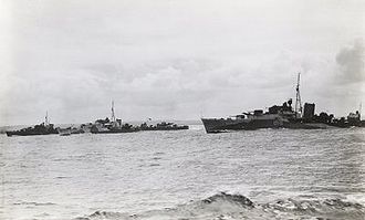 Right to left- HMS Nonpareil, HMS Offa and HMS Norseman at Scapa Flow-25-June 1942.jpg