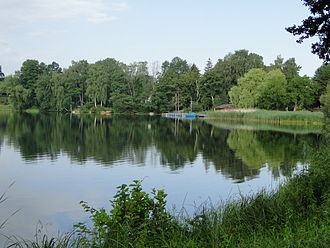 Salemer See vom Ufer in Salem