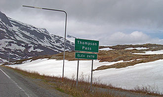 Thompson-Pass im Mai 2009