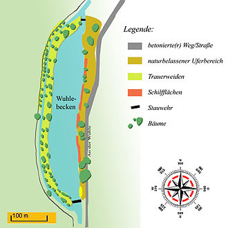 Karte des Wuhlebeckens
