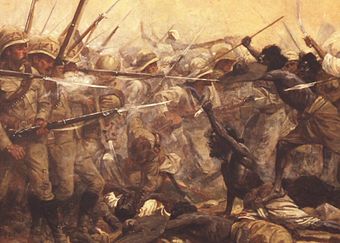 "The Battle of Abu Klea" von William Barnes Wollen