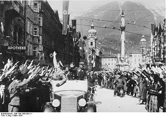 Einmarsch deutscher Truppen in Innsbruck am 13. März 1938