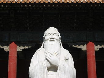 Konfuzius-Statue in Beijing