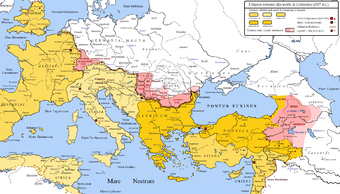 Das Römische Reich beim Tod Konstantins