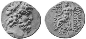 Münze Demetrios’ II.