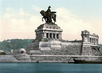 Kaiser-Wilhelm-I.-Denkmal um 1900