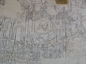 Fresko der Belagerung von Belgrad
