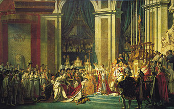 Die Krönung in Notre Dame (1804) (Gemälde von Jacques-Louis David 1805–1807)