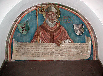 Darstellung des Erzbischof Brun in St. Andreas in Köln