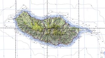 Topographische Karte von Madeira