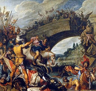 Pieter Lastman: Schlacht bei der Milvischen Brücke (1613)