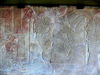 Relief der Enthronisierung von K'inich Ahkal Mo' Naab' III.