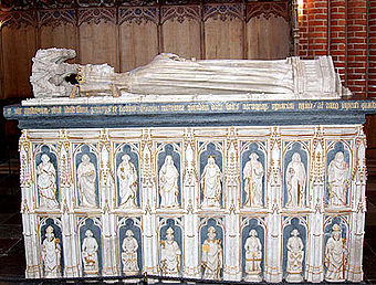 Sarkophag von Magarethe in der Domkirche von Roskilde
