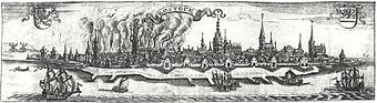 Brand Rostocks von 1677