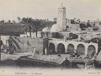 Die Moschee in Sīdī ʿUqba mit dem Grab des ʿUqba ibn Nāfiʿ