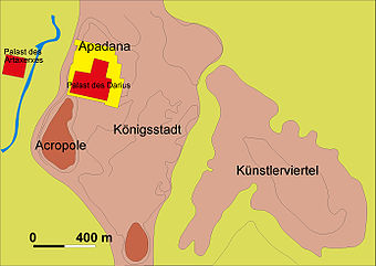 Archäologische Karte Susas
