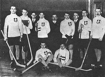 Die Böhmische Eishockeynationalmannschaft 1911