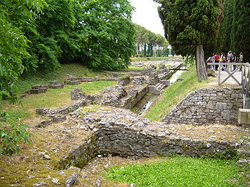 Römische Ruinen in Aquileia