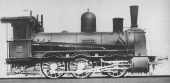 Lokomotive Nr. 736 "KÄNZLI" von 1885