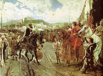 Muhammad XII. übergibt Granada (Historiengemälde)