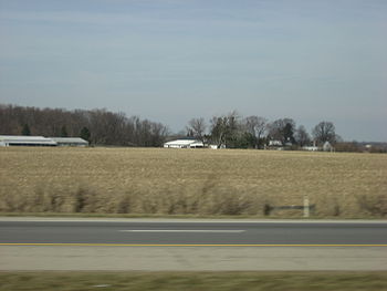 Momentaufnahme von Harmony Township, von der Interstate 70, Ohio