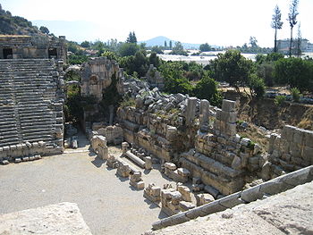Das Amphitheater in Myra