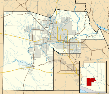 Maricopa County Arizona Incorporated and Unincorporated areas.svg