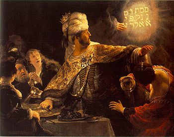 Rembrandt: Das Gastmahl des Belsazar