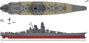Zeichnung der Yamato