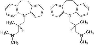 Strukturformel von (±)-Trimipramin