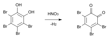 Oxidation von Tetrabrombrenzcatechin