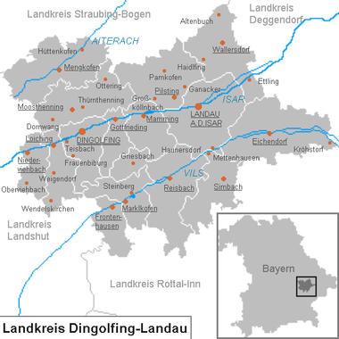Gemeinden des Landkreises Dingolfing-Landau