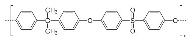 Polysulfon aus Bisphenol A und 4,4′-Dichlordiphenylsulfon