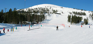 Das Skisportzentrum am Pyhätunturi