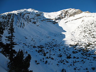 Upsspitze und Daniel im Winter