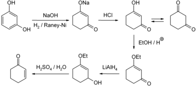 Synthese von 2-Cyclohexen-1-on