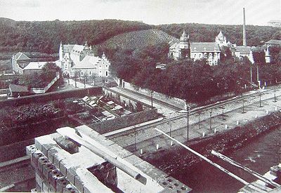 Kupferhöfe Weide (links) und Unterster Hof (rechts) um 1900