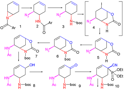 Shibasaki Tamiflu Synthese Teil I