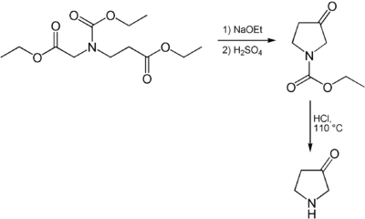 Synthese von 3-Pyrrolidon