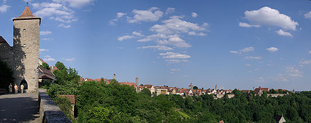 Blick vom Standort Burgtor, 2008