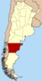 Lage der Provinz Chubut