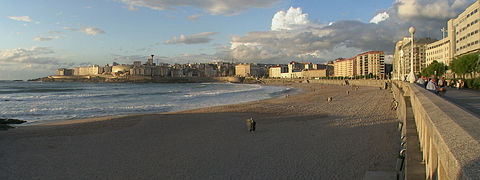 Strand in A Coruña