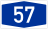 Bundesautobahn 57 number.svg